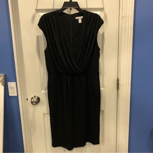London Times Basic Black Dress 12